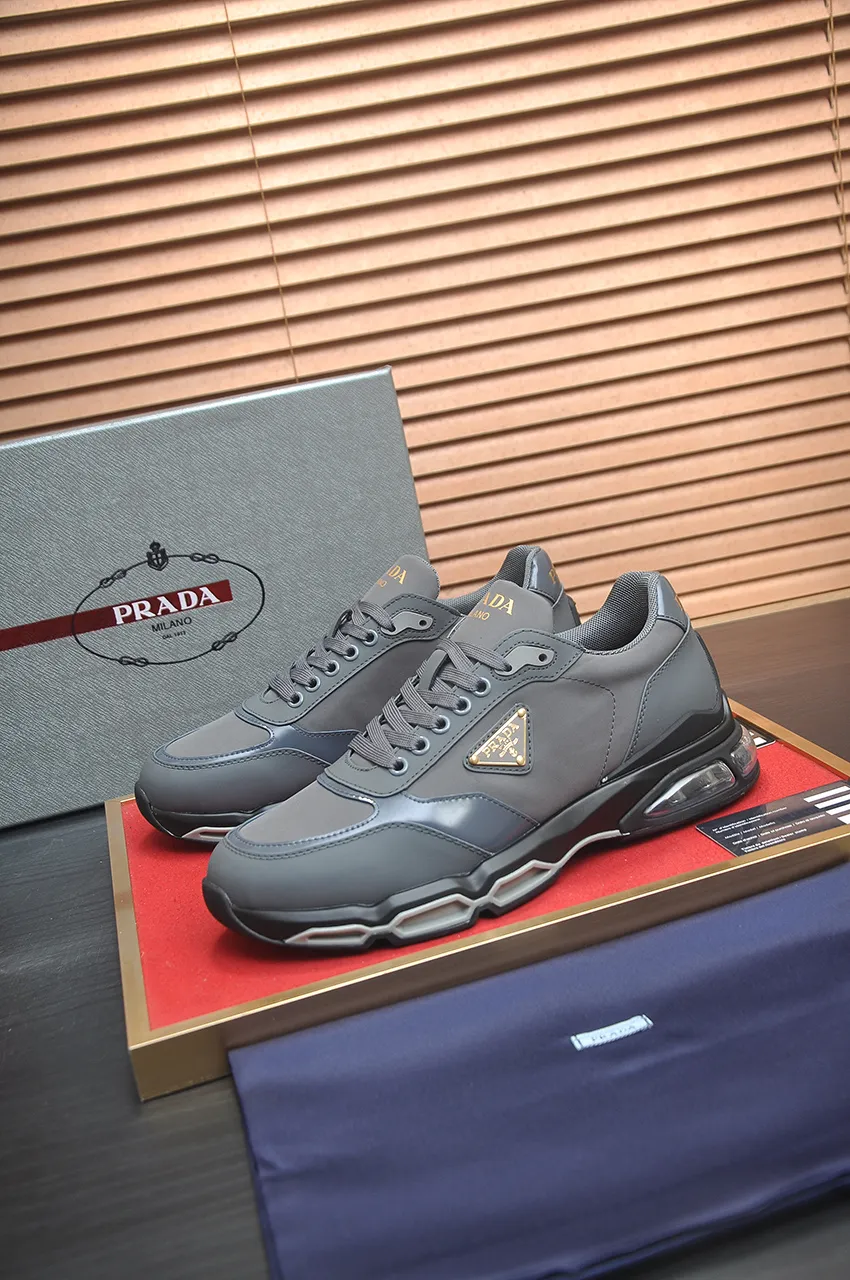 Men's shoes 💰680💶 [PRADA] Top-quality original items, new seasonal styles, high-quality original items, top-quality imported calfskin and original imported glue, imported cowhide lining with original cowhide feet, original outsole! Quality guaranteed! Code 38-45 (45 customized)
